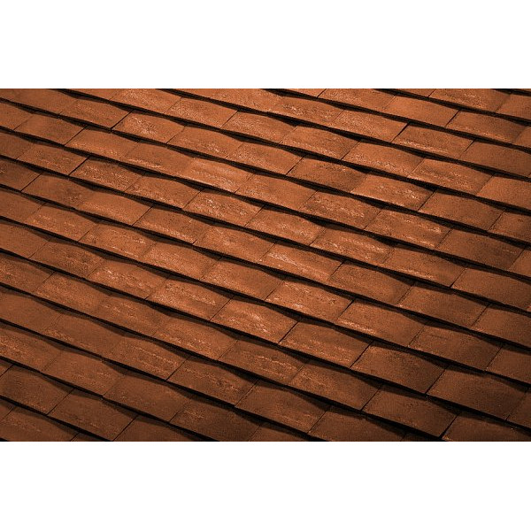 Керамічна черепиця Terreal Biber, Elysee, Rouge Flamme (полум'яно-червоний)