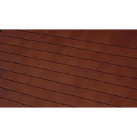 Керамічна черепиця Terreal Biber, Tuile Plate de France, Brun