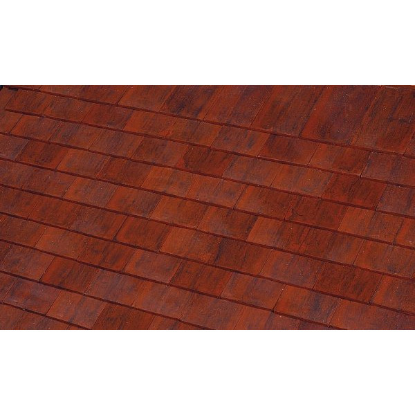 Керамічна черепиця Terreal Biber, Eminence, Rouge flamme (полум'яно-червоний)