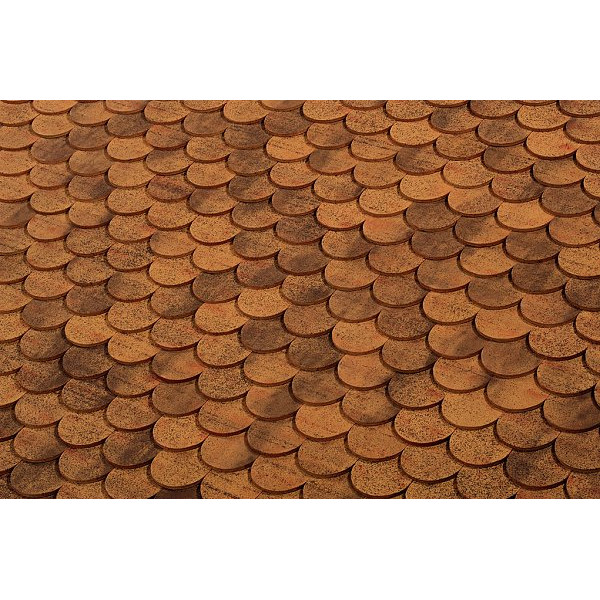 Керамічна черепиця Terreal Biber, Grand Cru Ecaille, Sable Champagne (Пісочний Шампань)