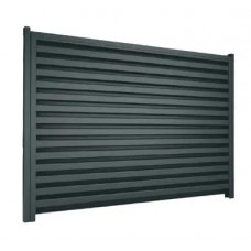 Ламель Tilе Ранчо-Вінчестер 128х3000мм поліестер Arcelor Nippon 0,40мм RAL 7016 Графіт