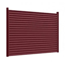 Ламель Tile Жалюзи 110/95х2000мм матполиэстер Dongbu 0,50мм RAL 3005 Красный