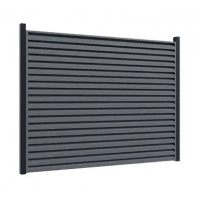 Ламель Tile Жалюзи 110/95х2000мм полиэстер U.S.Steel 0,50мм RAL 7024 Серый