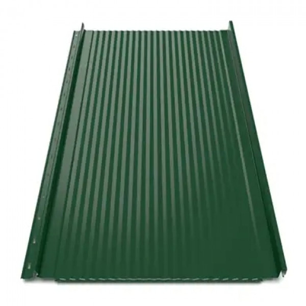 Кликфальц Tile "Волна" полиэстер Arcelor Nippon 0.40 mm RAL 6005 Зеленый