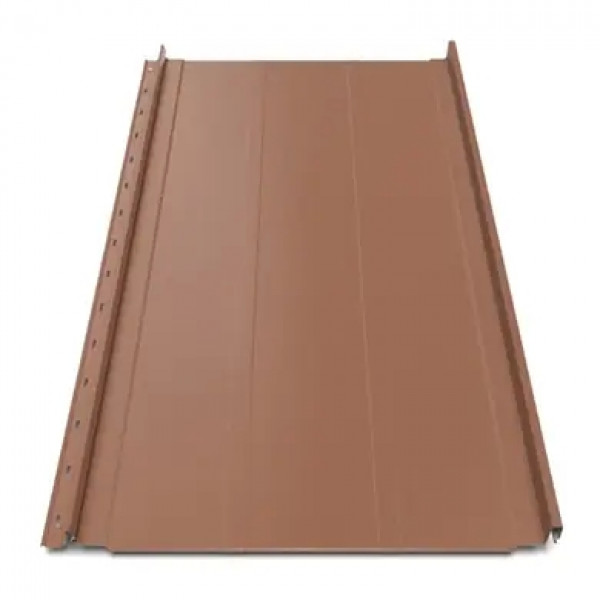 Клікфальц Tilе "Трапеція" матполіестер Voestalpine 0.50 mm RAL 8004 Теракота