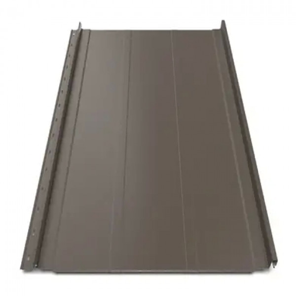 Клікфальц Tilе "Трапеція" матполіестер Voestalpine 0.50 mm RAL 8019 Коричневий