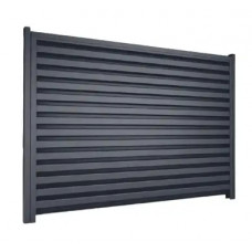 Ламель Tilе Ранчо-Вінчестер 128х3000мм матполіестер Dongbu 0,50мм RAL 7024 Сірий