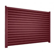 Ламель Tile Ранчо-Винчестер 198х3000мм матполиэстер Arcelor Nippon 0,40мм RAL 3005 Красный