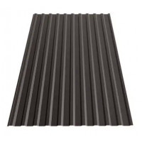 Профнастил Tile Н-14/С-14 полиэстер двухстор. U.S.Steel 0.45 mm RAL 8019 Коричневый