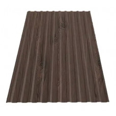 Профнастил Tilе Н-14/С-14 структура дерево SeAH 0.40 mm Темне дерево
