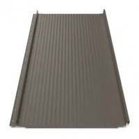 Кликфальц Tilе "Волна" матполиэстер High Build USSteel 0.50 mm RAL 8019 Коричневый