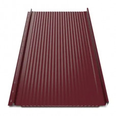 Кликфальц Tile "Волна" полиэстер U.S.Steel 0.45 mm RAL 3005 Красный