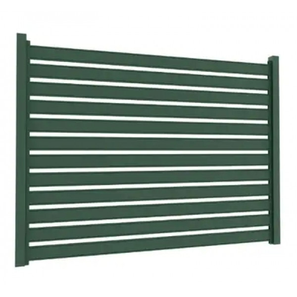 Ламель Tilе Ранчо-Буфало 130х3000мм матполіестер U.S.Steel 0,45мм RAL 6005 Зелений