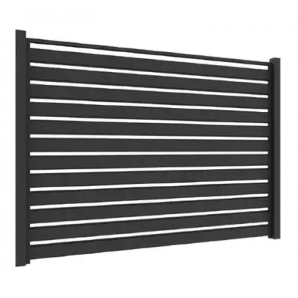 Ламель Tile Ранчо-Вестерн 100х3000мм High Build мат USSteel 0,50мм RAL 9005 Черный