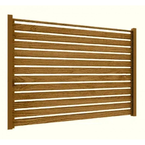 Ламель Tilе Ранчо-Вестерн 100х3000мм структура дерево SeAH 0,40мм Дуб