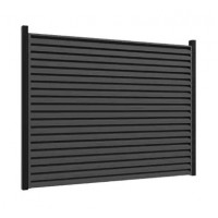 Ламель Tilе Жалюзі 110/95х2000мм матполіестер двохстор. U.S.Steel 0,45мм RAL 9005 Чорний