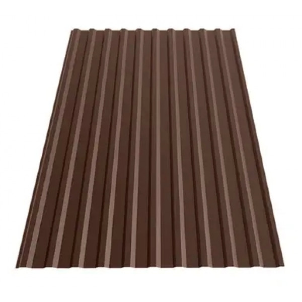 Профнастил Tile Н-14/С-14 матполиэстер Dongbu 0.50 mm RAL 8017 Коричневый