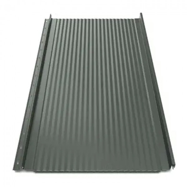 Кликфальц Tile "Волна" полиэстер Arcelor Nippon 0.40 mm RAL 7024 Серый