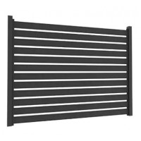 Ламель Tilе Ранчо-Буфало 170х3000мм матполіестер Arcelor Nippon 0,40мм RAL 9005 Чорний