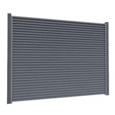 Ламель Tilе Ранчо-Челсі 80х3000мм матполіестер Ferrogal 0,40мм RAL 7024 Сірий