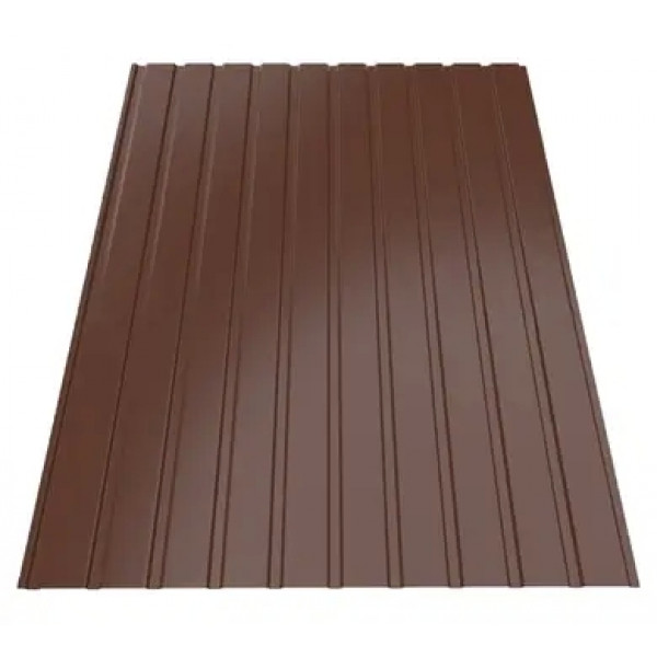Профнастил Tile С-8 полиэстер Arcelor Nippon 0.40 mm RAL 8017 Коричневый