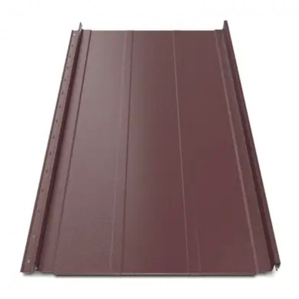 Клікфальц Tilе "Трапеція" матполіестер U.S.Steel 0.45 mm RAL 3005 Червоний