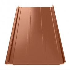 Клікфальц Tilе "Трапеція" поліестер SeAH 0.45 mm RAL 8004 Теракота