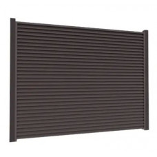 Ламель Tilе Ранчо-Челсі 80х3000мм матполіестер Ferrogal 0,40мм RAL 8019 Коричневий