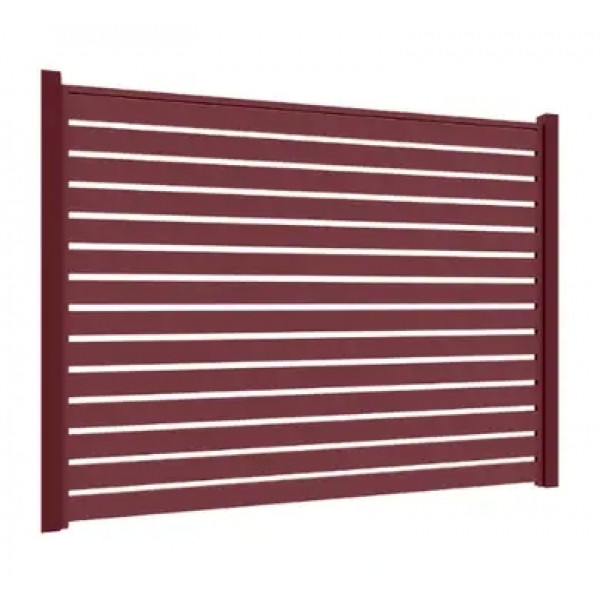 Ламель Tilе Ранчо-Родео 135х3000мм матполіестер Ferrogal 0,40мм RAL 3005 Червоний