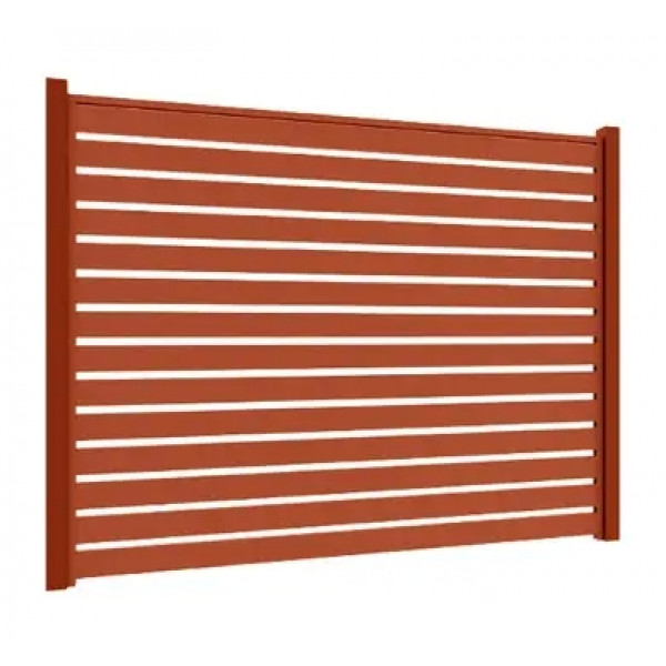 Ламель Tilе Ранчо-Родео 135х3000мм поліестер SeAH 0,45мм RAL 8004 Теракота