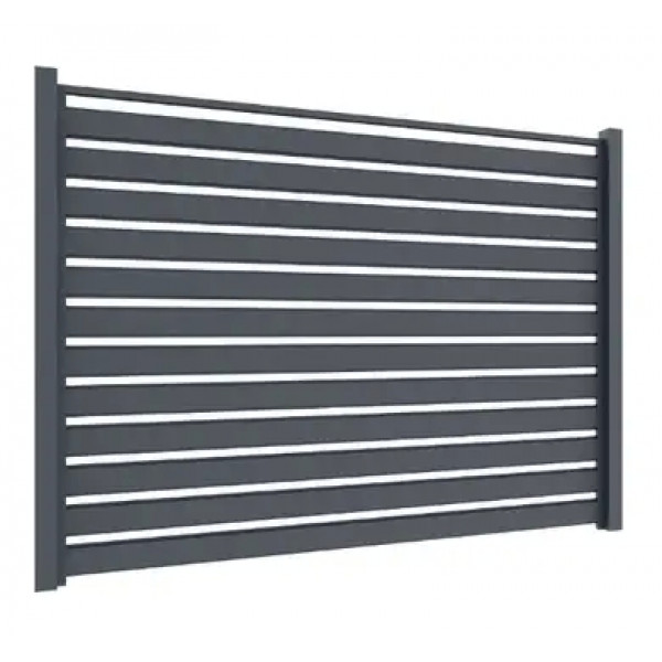 Ламель Tile Ранчо-Вестерн 100х3000мм High Build мат U.S.Steel 0,50мм RAL 7024 Серый