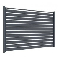 Ламель Tile Ранчо-Вестерн 100х3000мм матполиэстер Ferrogal 0,40мм RAL 7024 Серый