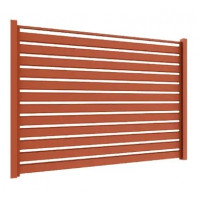 Ламель Tilе Ранчо-Вестерн 100х3000мм матполіестер Ferrogal 0,40мм RAL 8004 Теракота