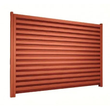 Ламель Tile Ранчо-Винчестер 308х3000мм Hight Build мат U.S.Steel 0,50мм RAL 8004 Терракота