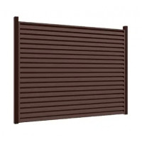 Ламель Tilе Жалюзі 110/95х2000мм поліестер SeAH 0,45мм RAL 8017 Коричневий
