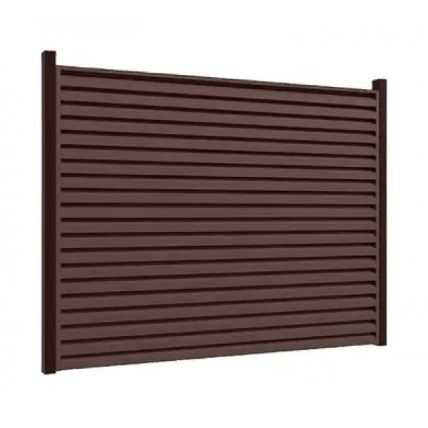 Ламель Tilе Жалюзі 110/95х2000мм поліестер U.S.Steel 0,45мм RAL 8017 Коричневий