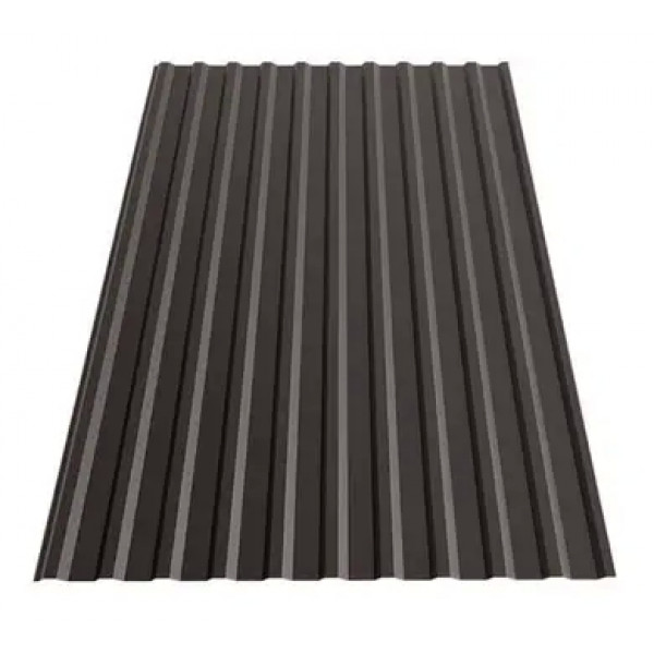 Профнастил Tilе Н-14/С-14 матполіестер High Build U.S.Steel 0.50 mm RAL 8019 Коричневий