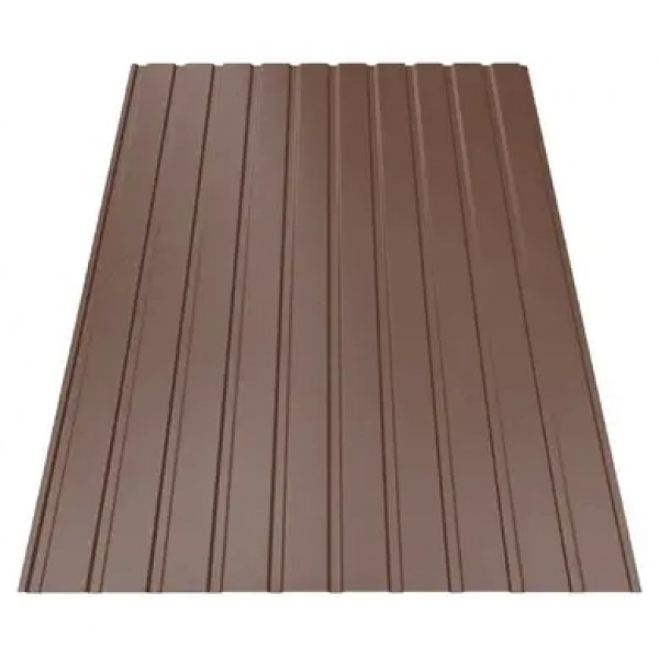 Профнастил Tile С-8 матполиэстер Arcelor Nippon 0.40 mm RAL 8017 Коричневый