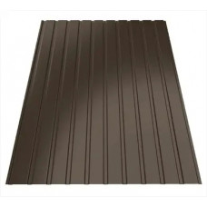 Профнастил Tilе С-8 полиэстер USSteel 0.45 mm RAL 8019 Коричневый