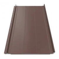 Кликфальц Tile "Трапеция" матполиэстер Arcelor Nippon 0.40 mm RAL 8017 Коричневый