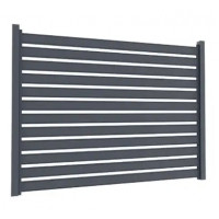 Ламель Tilе Ранчо-Буфало 130х3000мм матполіестер Arcelor Nippon 0,40мм RAL 7024 Сірий