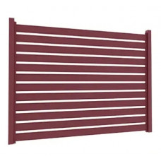 Ламель Tilе Ранчо-Буфало 170х3000мм Hight Build мат U.S.Steel 0,50мм RAL 3005 Червоний