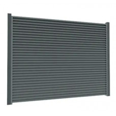 Ламель Tilе Ранчо-Челсі 80х3000мм High Build мат U.S.Steel 0,50мм RAL 7016 Графіт