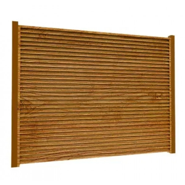 Ламель Tilе Ранчо-Челсі 80х3000мм структура дерево SeAH 0,40мм Дуб