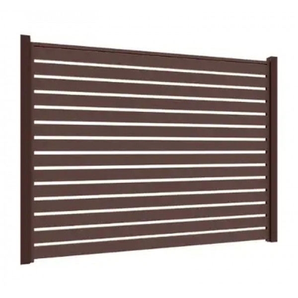 Ламель Tilе Ранчо-Родео 180х3000мм матполіестер Voestalpine 0,50мм RAL 8017 Коричневий