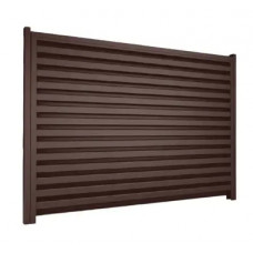 Ламель Tilе Ранчо-Вінчестер 128х3000мм матполіестер SeAH 0,45мм RAL 8017 Коричневий