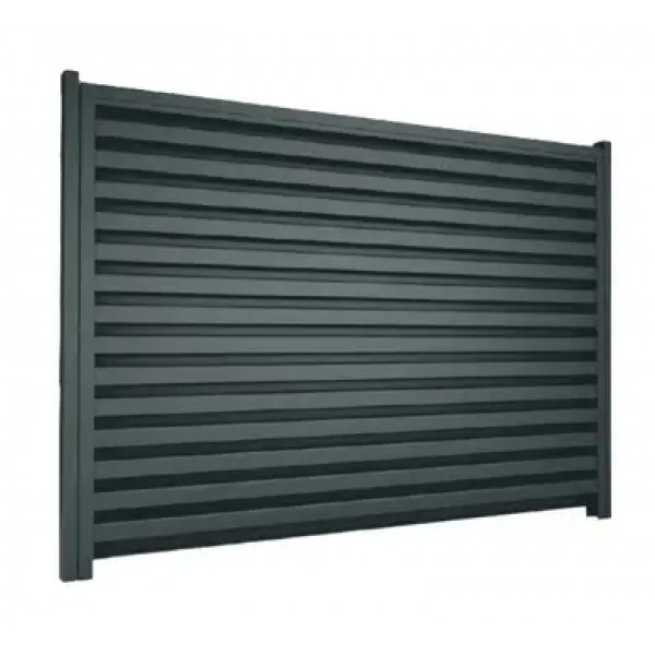 Ламель Tile Ранчо-Винчестер 198х3000мм Hight Build мат U.S.Steel 0,50мм RAL 7016 Графит