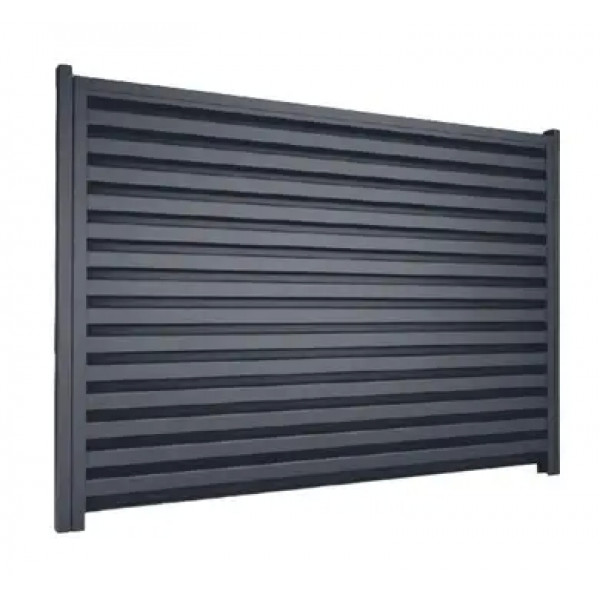 Ламель Tile Ранчо-Винчестер 198х3000мм Hight Build мат U.S.Steel 0,50мм RAL 7024 Серый