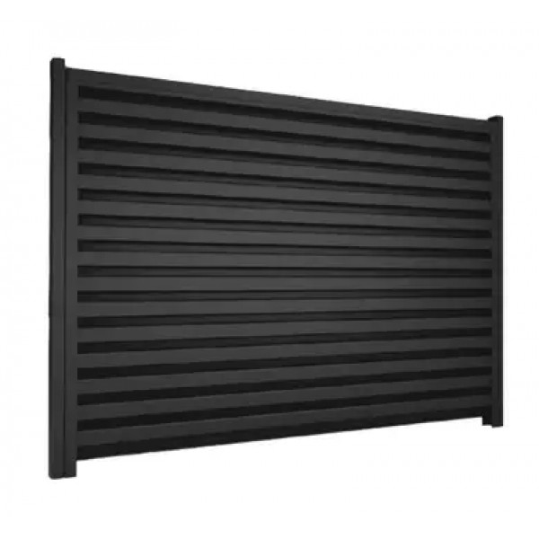 Ламель Tile Ранчо-Винчестер 198х3000мм Hight Build мат USSteel 0,50мм RAL 9005 Черный