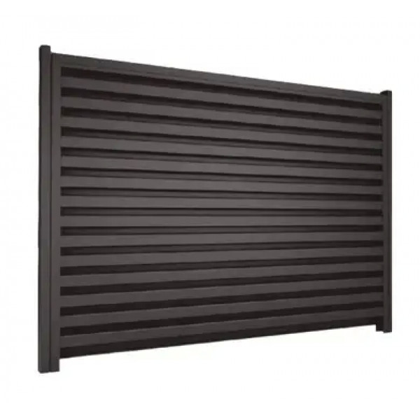 Ламель Tile Ранчо-Винчестер 308х3000мм полиэстер двухстр. USSteel 0,45мм RAL 8019 Коричневый